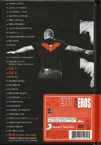 Eros Ramazzotti - 21.00: Eros Live World Tour 2009/2010 | Sony Music (88697815959) - 2 Eros Ramazzotti - 21.00: Eros Live World Tour 2009/2010 | Sony Music (88697815959) - 2