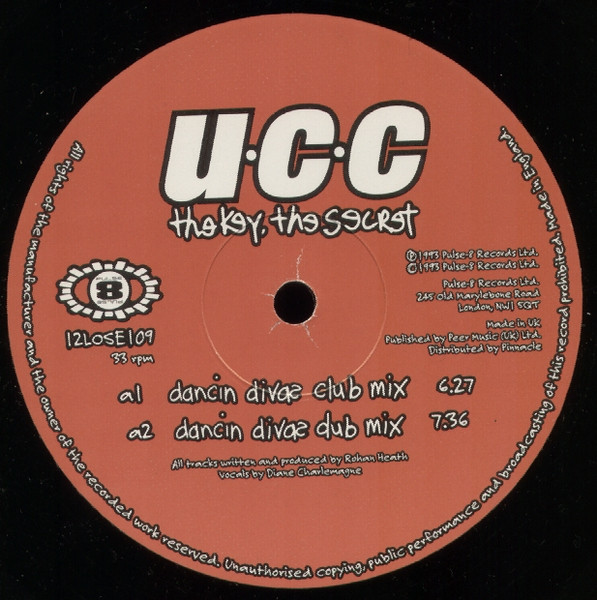 Urban Cookie Collective - The Key, The Secret | Pulse-8 Records (12LOSE109) - 3