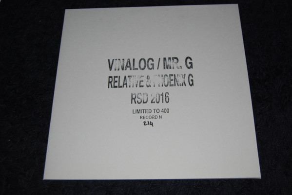 Vinalog / Mr. G - Relative & Phoenix G RSD 2016 | Relative (RTV/PG004)