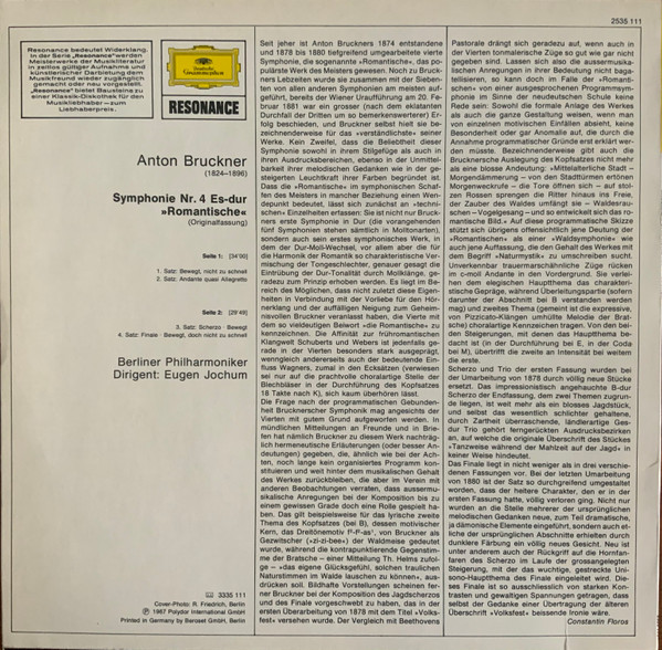 Symphonie Nr. 4 "Romantische"