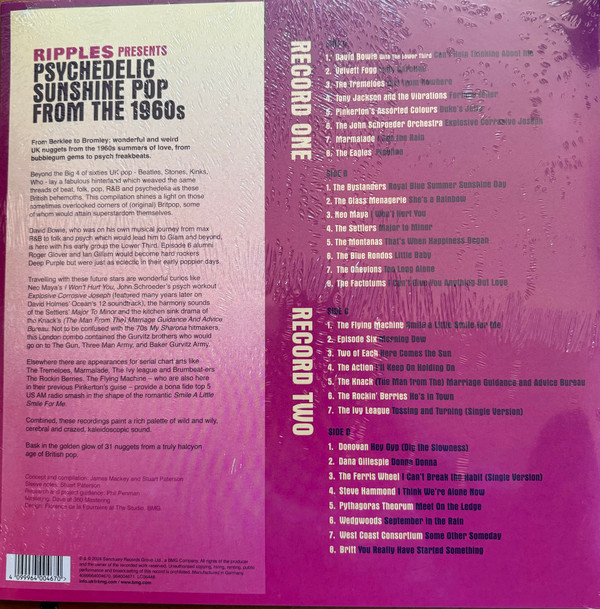 Various - Ripples Presents Psychedelic Sunshine Pop From The 1960s | RIPPLES (964004671) - main Various - Ripples Presents Psychedelic Sunshine Pop From The 1960s | RIPPLES (964004671) - main