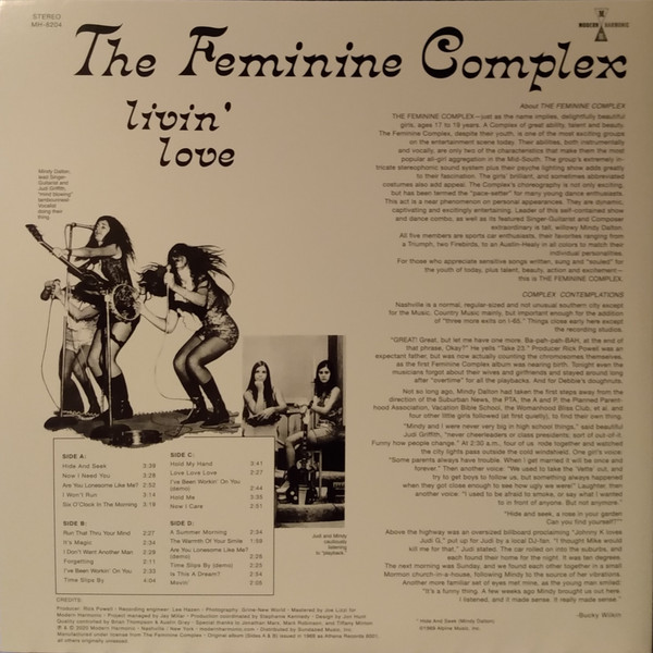 The Feminine Complex - Livin' Love 2LP - PINK | Modern Harmonic (MH-8204) - 4