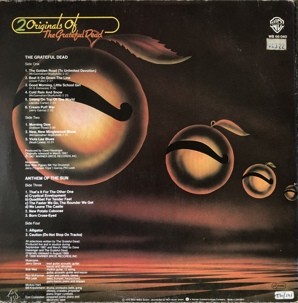 The Grateful Dead - 2 Originals Of The Grateful Dead | Warner Bros. Records (WB 66 040) - 2 The Grateful Dead - 2 Originals Of The Grateful Dead | Warner Bros. Records (WB 66 040) - 2