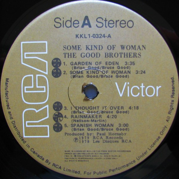 The Good Brothers - Some Kind Of Woman | RCA Victor (KKL1-0324) - 3 The Good Brothers - Some Kind Of Woman | RCA Victor (KKL1-0324) - 3