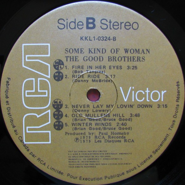 The Good Brothers - Some Kind Of Woman | RCA Victor (KKL1-0324) - 4 The Good Brothers - Some Kind Of Woman | RCA Victor (KKL1-0324) - 4