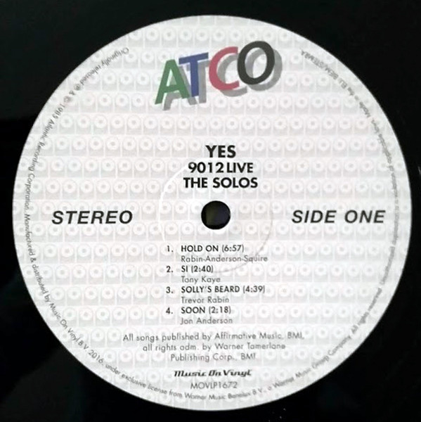Yes - 9012Live - The Solos | Music On Vinyl (MOVLP1672) - 3 Yes - 9012Live - The Solos | Music On Vinyl (MOVLP1672) - 3