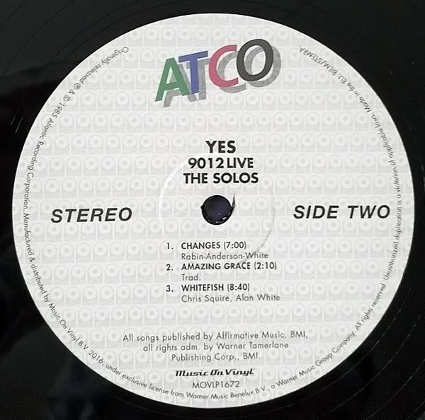 Yes - 9012Live - The Solos | Music On Vinyl (MOVLP1672) - 4 Yes - 9012Live - The Solos | Music On Vinyl (MOVLP1672) - 4