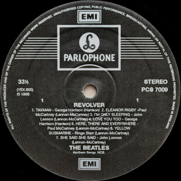 The Beatles - Revolver | Parlophone (PCS 7009) - 3 The Beatles - Revolver | Parlophone (PCS 7009) - 3