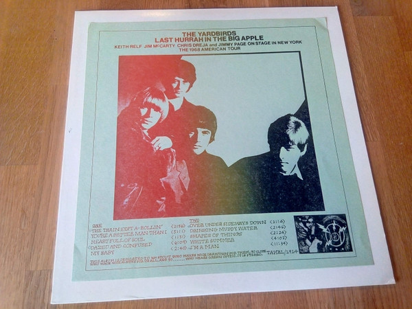 The Yardbirds - Last Hurrah In The Big Apple | The Amazing Kornyfone Record Label (TAKRL 1914) - 4 The Yardbirds - Last Hurrah In The Big Apple | The Amazing Kornyfone Record Label (TAKRL 1914) - 4
