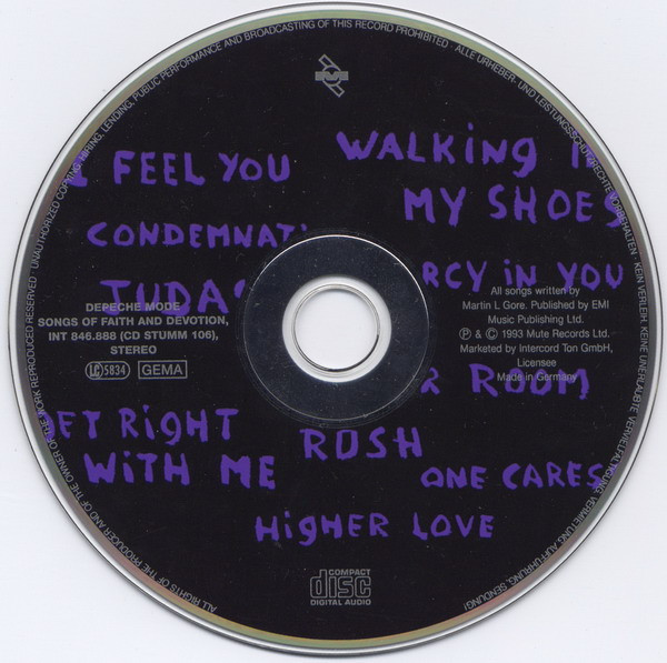 Depeche Mode - Songs Of Faith And Devotion | Mute (INT 846.888) - 3