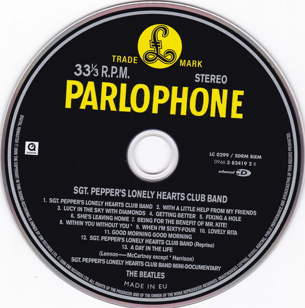 The Beatles - Sgt. Pepper's Lonely Hearts Club Band CD | Apple Records (0946 3 82419 2 8) - 4