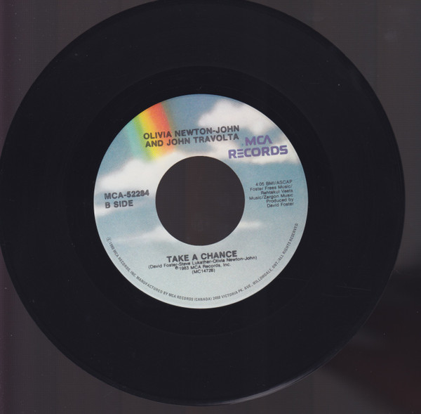 Olivia Newton-John - Twist Of Fate / Take A Chance (7") [Vinyl] | MCA Records (MCA-52284) - 4