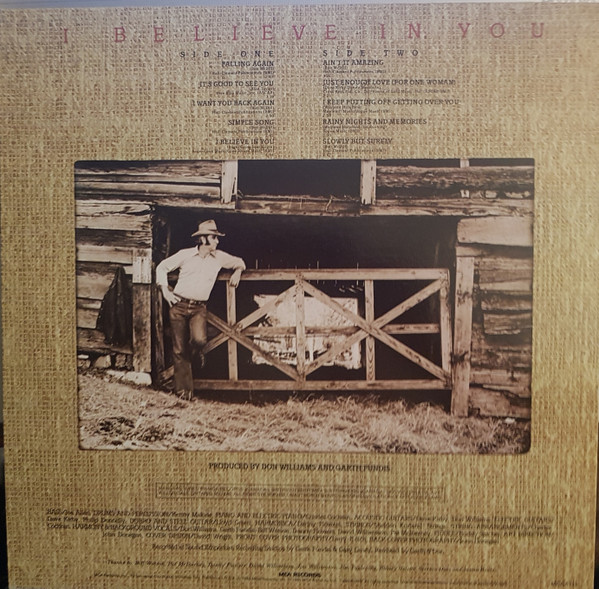 Don Williams - I Believe In You | MCA Records (MCA-5133) - 2 Don Williams - I Believe In You | MCA Records (MCA-5133) - 2