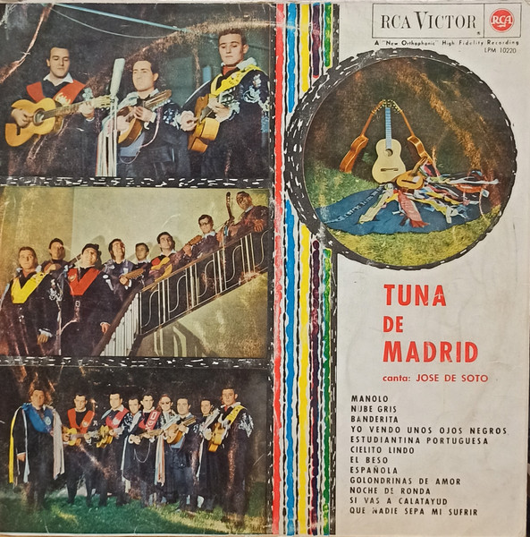 Tuna De Madrid Canta Jose de Soto - Siempre La Tuna | RCA Victor (LPM-10220) - main Tuna De Madrid Canta Jose de Soto - Siempre La Tuna | RCA Victor (LPM-10220) - main