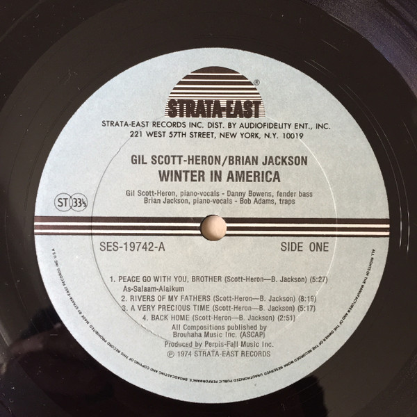 Gil Scott-Heron & Brian Jackson - Winter In America | Strata-East (SES-19742) - 4