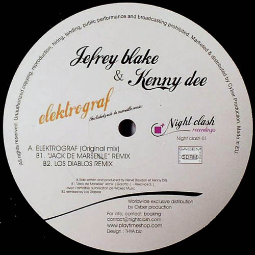 Jefrey Blake & Kenny Dee - Elektrograf | Night Clash Recordings (Night clash 01)