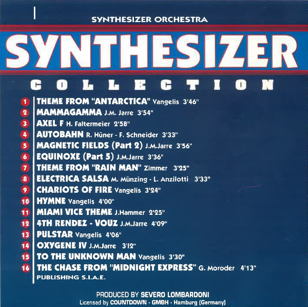 Synthesizer Orchestra - Synthesizer Collection | Discomagic Records (CD · 603) - 4 Synthesizer Orchestra - Synthesizer Collection | Discomagic Records (CD · 603) - 4
