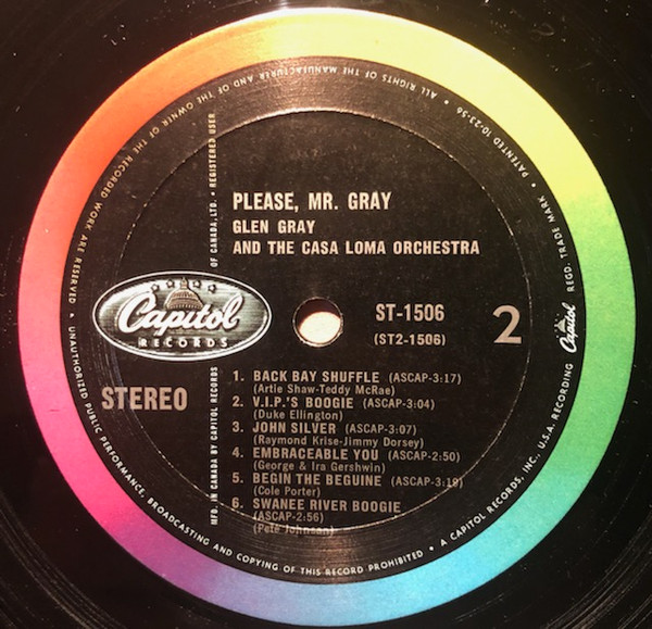 Glen Gray & The Casa Loma Orchestra - Please, Mr. Gray... | Capitol Records (ST-1506) - 4 Glen Gray & The Casa Loma Orchestra - Please, Mr. Gray... | Capitol Records (ST-1506) - 4