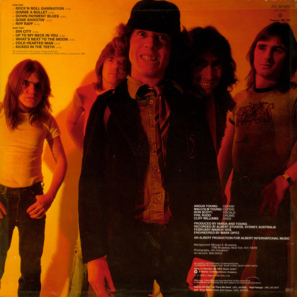 AC/DC - Powerage | Atlantic (ATL 50 483) - 2
