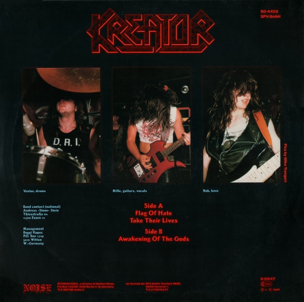 Kreator - Flag Of Hate | Noise (N 0047) - 2