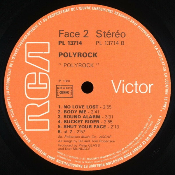 Polyrock - Polyrock | RCA Victor (PL 13714) - 4 Polyrock - Polyrock | RCA Victor (PL 13714) - 4