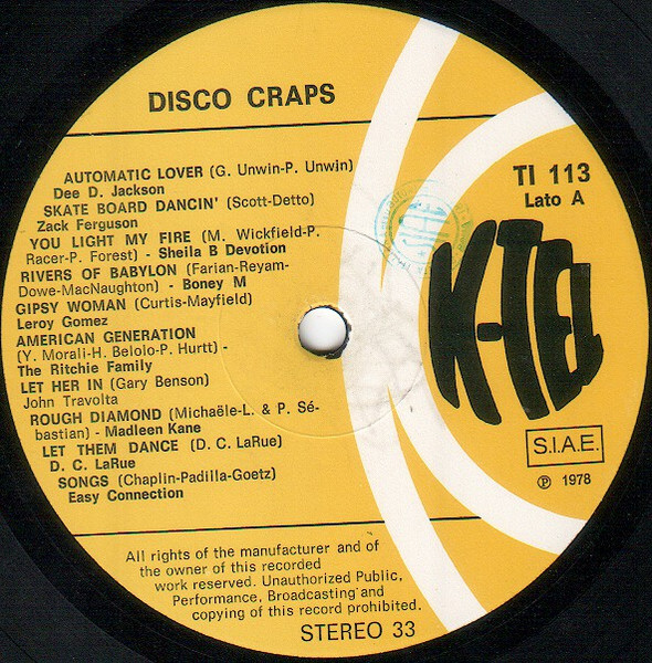 Various - Disco "Craps" | K-Tel (TI 113) - 3