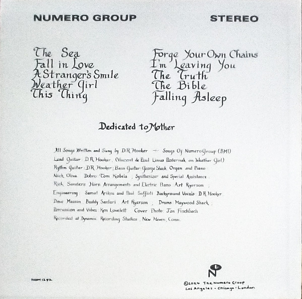 D.R. Hooker - The Truth | Numero Group (NUM1282) - 2