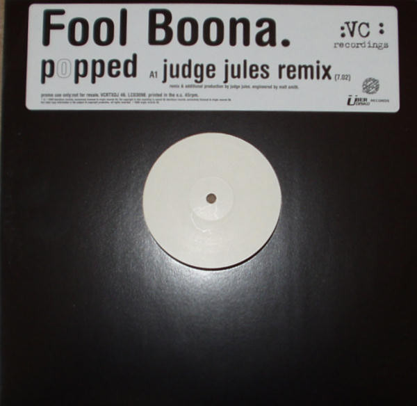 Fool Boona - Popped | VC Recordings (VCRTXDJ 46)
