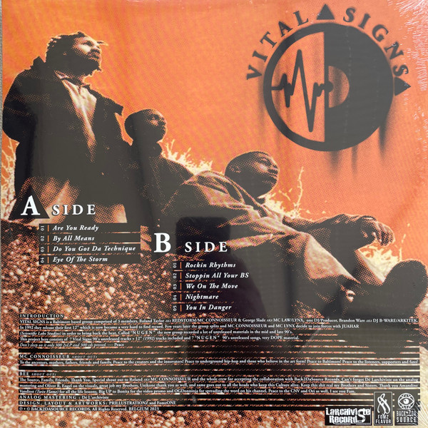 Vital Signs - 90's Unreleased | Back 2 Da Source Records (153-000B2DS) - 2