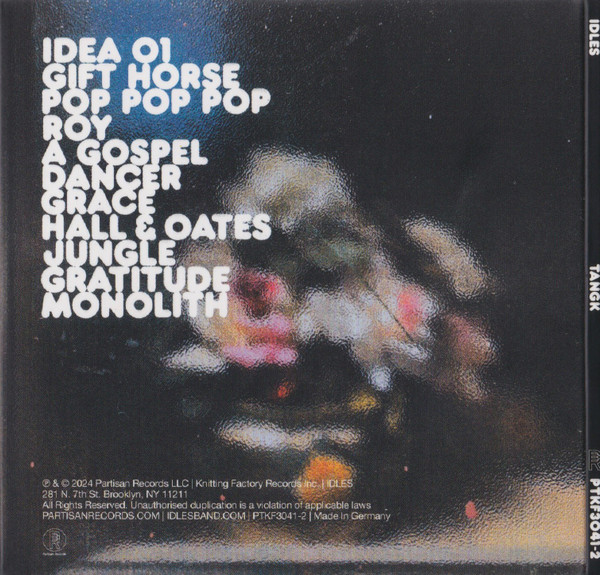 Idles - Tangk | Partisan Records (PTKF3041-2) - 3