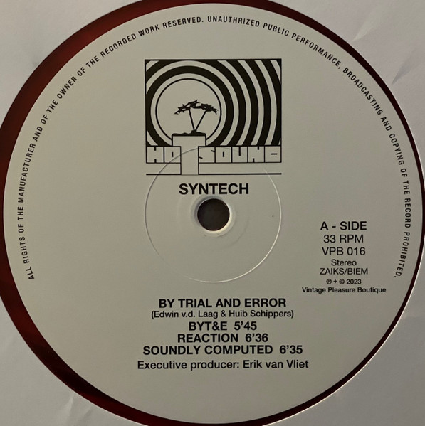 Syntech - By Trial And Error | Vintage Pleasure Boutique (VPB 016) - 3