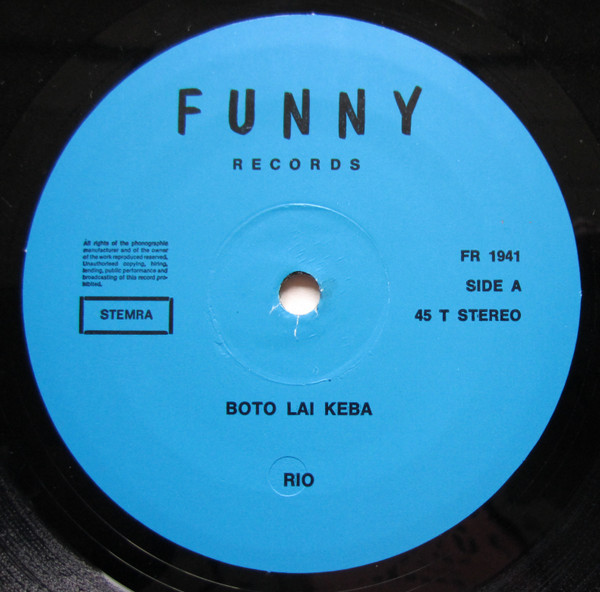 The Funmasters - Boto Lai Keba | Funny Records (FR 1941) - 3