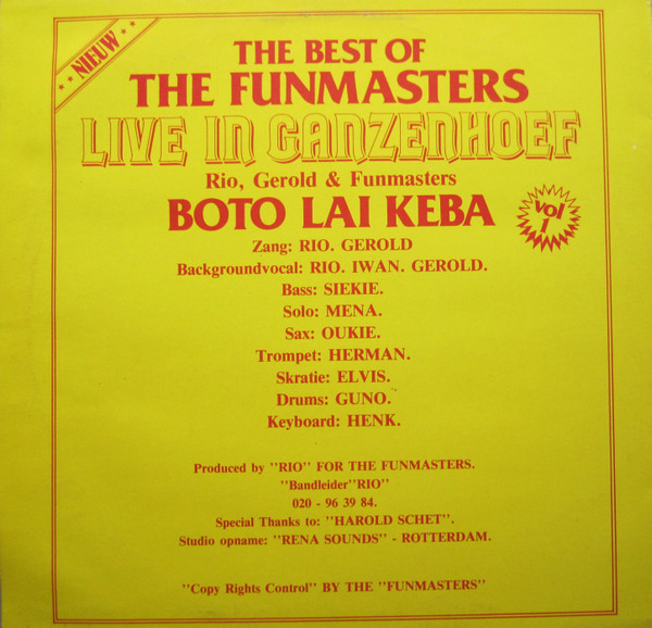 The Funmasters - Boto Lai Keba | Funny Records (FR 1941) - 2