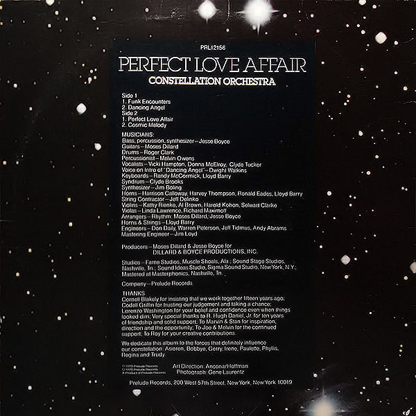 Constellation Orchestra - Perfect Love Affair | Prelude Records (PRL 12156) - 2