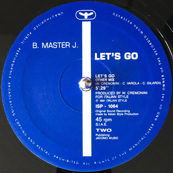 B Master J - Let's Go | Italian Style Production (ISP 1064) - 2 B Master J - Let's Go | Italian Style Production (ISP 1064) - 2