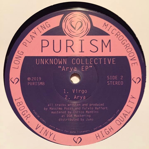 Unknown Collective - Arya EP | PURISM (PURISM8)