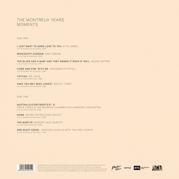 Various - Moments (The Montreux Years Volume 1) | BMG (4099964140552) - 2 Various - Moments (The Montreux Years Volume 1) | BMG (4099964140552) - 2