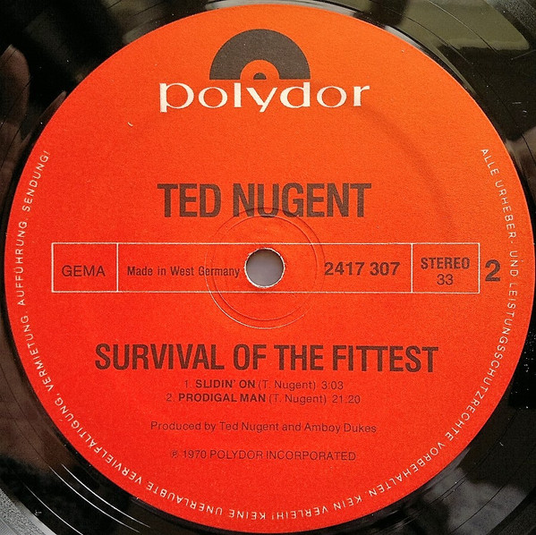 Ted Nugent - Survival Of The Fittest - Live | Polydor (2417 307) - 4