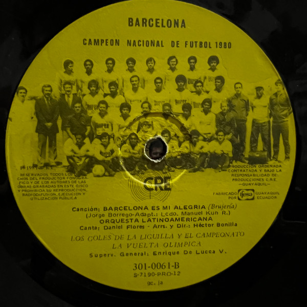 Various - Barcelona!! Campeon Nacional De Futbol 1980 (LOS GOLES y la emociòn del Campeonato) | Ifesa (S-7189-PRO-12) - 4