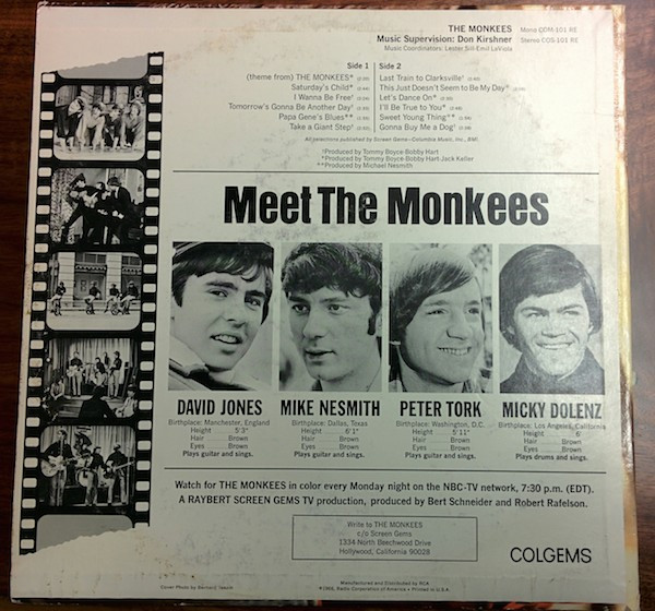 The Monkees - The Monkees | Colgems (COS-101) - 2 The Monkees - The Monkees | Colgems (COS-101) - 2