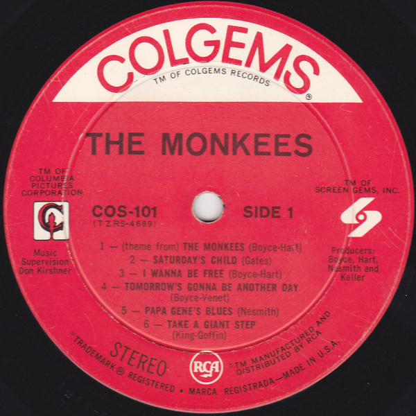The Monkees - The Monkees | Colgems (COS-101) - 3 The Monkees - The Monkees | Colgems (COS-101) - 3