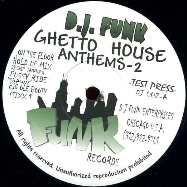 DJ Funk - Ghetto House Anthems-2 | Funk Records (DJ 002)