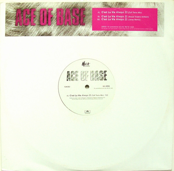 Ace Of Base - C'Est La Vie (Always 21) | Polydor (12ACE2) - main Ace Of Base - C'Est La Vie (Always 21) | Polydor (12ACE2) - main