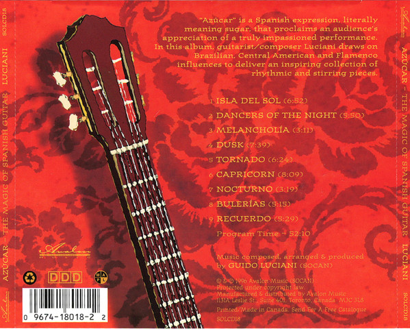 Guido Luciani - Azucar: The Magic Of Spanish Guitar | Avalon (SOLCD18)