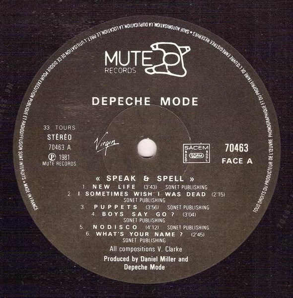Depeche Mode - Speak & Spell | Mute (70463) - 4