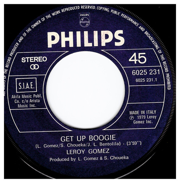 Leroy Gomez - Get Up Boogie | Philips (6025 231) - 2