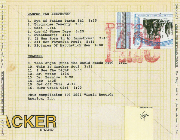 Camper Van Beethoven and Cracker - The Virgin Years CD | Virgin (DPRO-14129) - 2 Camper Van Beethoven and Cracker - The Virgin Years CD | Virgin (DPRO-14129) - 2