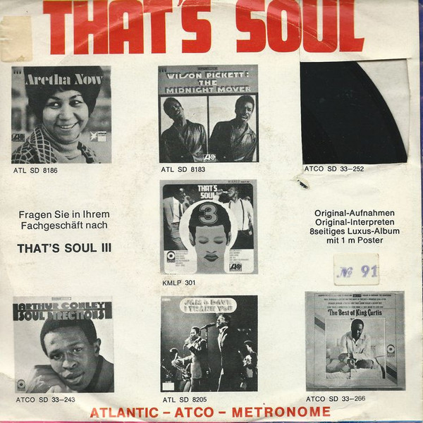Otis Redding - Look At The Girl / That's A Good Idea | Atlantic (Atl. 70.412) - 2