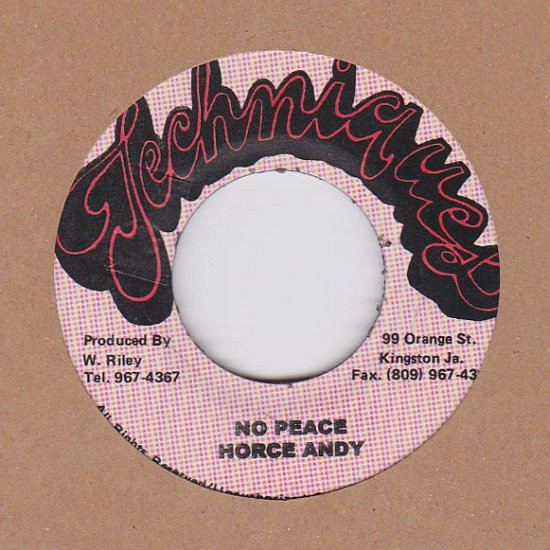 Horace Andy - No Peace | Techniques (none) - main