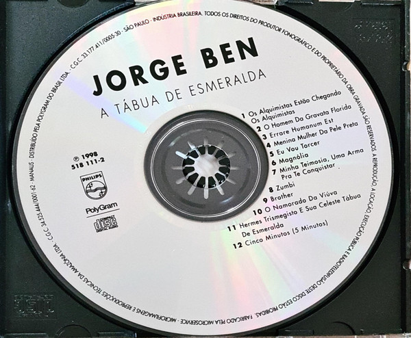 Jorge Ben - A Tábua De Esmeralda | Philips (518 111-2) - 3 Jorge Ben - A Tábua De Esmeralda | Philips (518 111-2) - 3